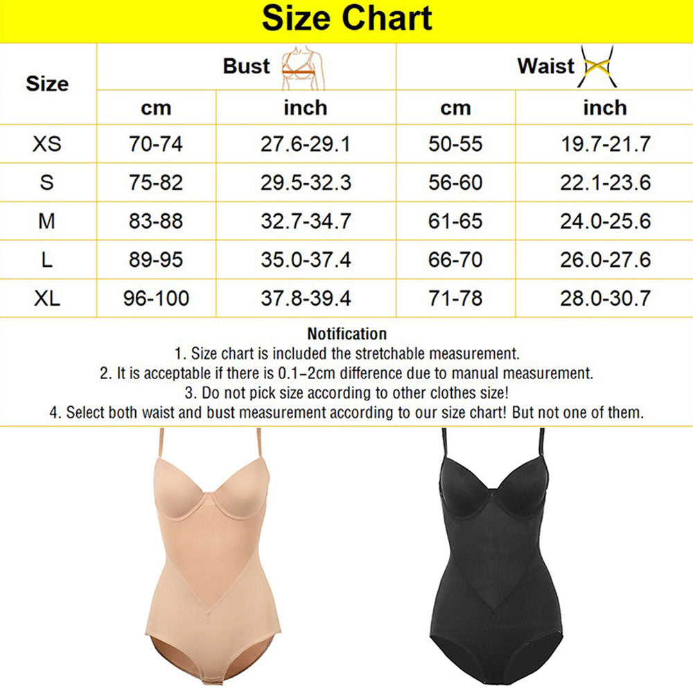 Women's Sexy Mesh Bodysuit Shapewear – Tummy Control, Waist Slimming & Bust Support