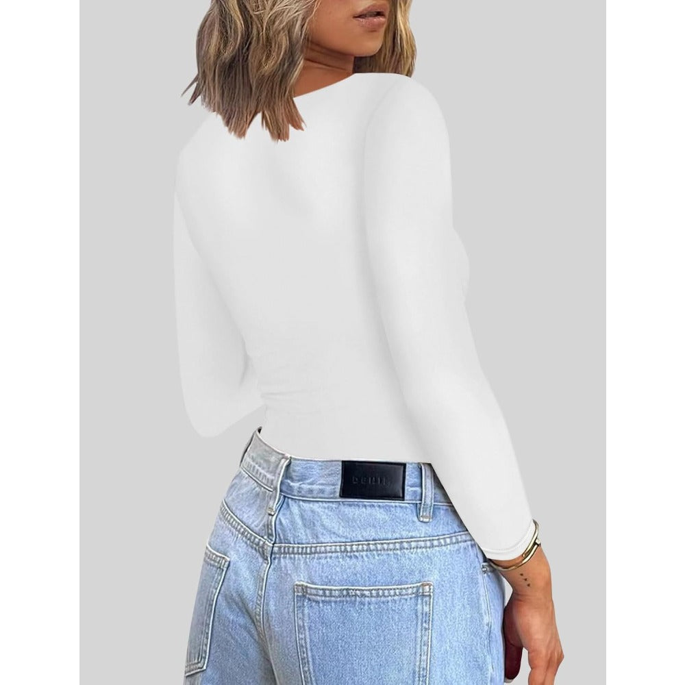Women's Sexy Sweetheart Neckline Bodysuit Tops
