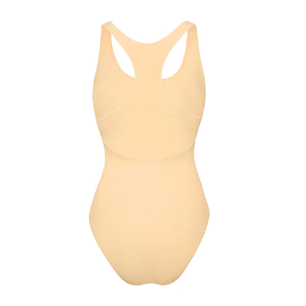 Women Shapewear Bodysuit Waist Trainer Slim Full Body Shaper Seamless Tummy Control Romper Tops Round Neck Jumpsuits