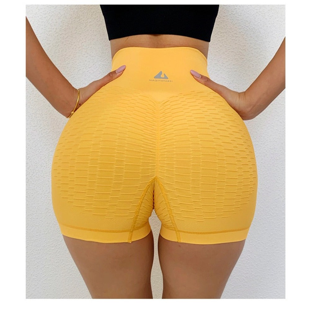 High Waist Three Points Seamless Fitness Shorts