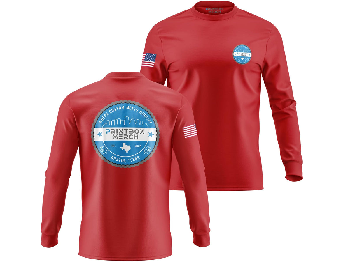 Custom Long Sleeve Shirts for Men Women
