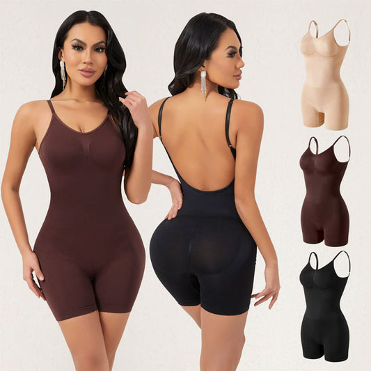 Women's Shapewear Bodysuit Tummy Control Seamless Sculpting Butt Lifter Body Shaper for Women