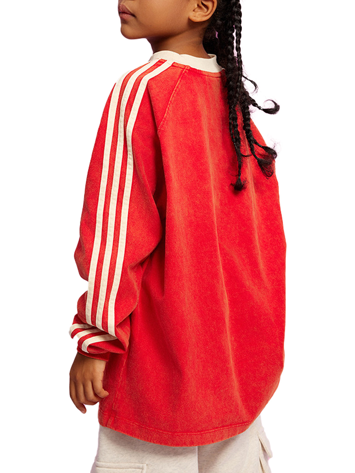 Teen Girls Fall Pure cotton long-sleeve raglan T-shirt