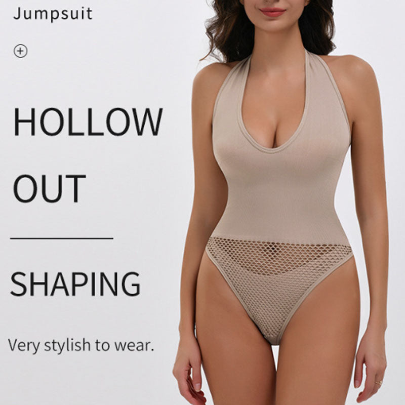 Halter Neck Seamless Shapewear Bodysuit | Eucsky Official