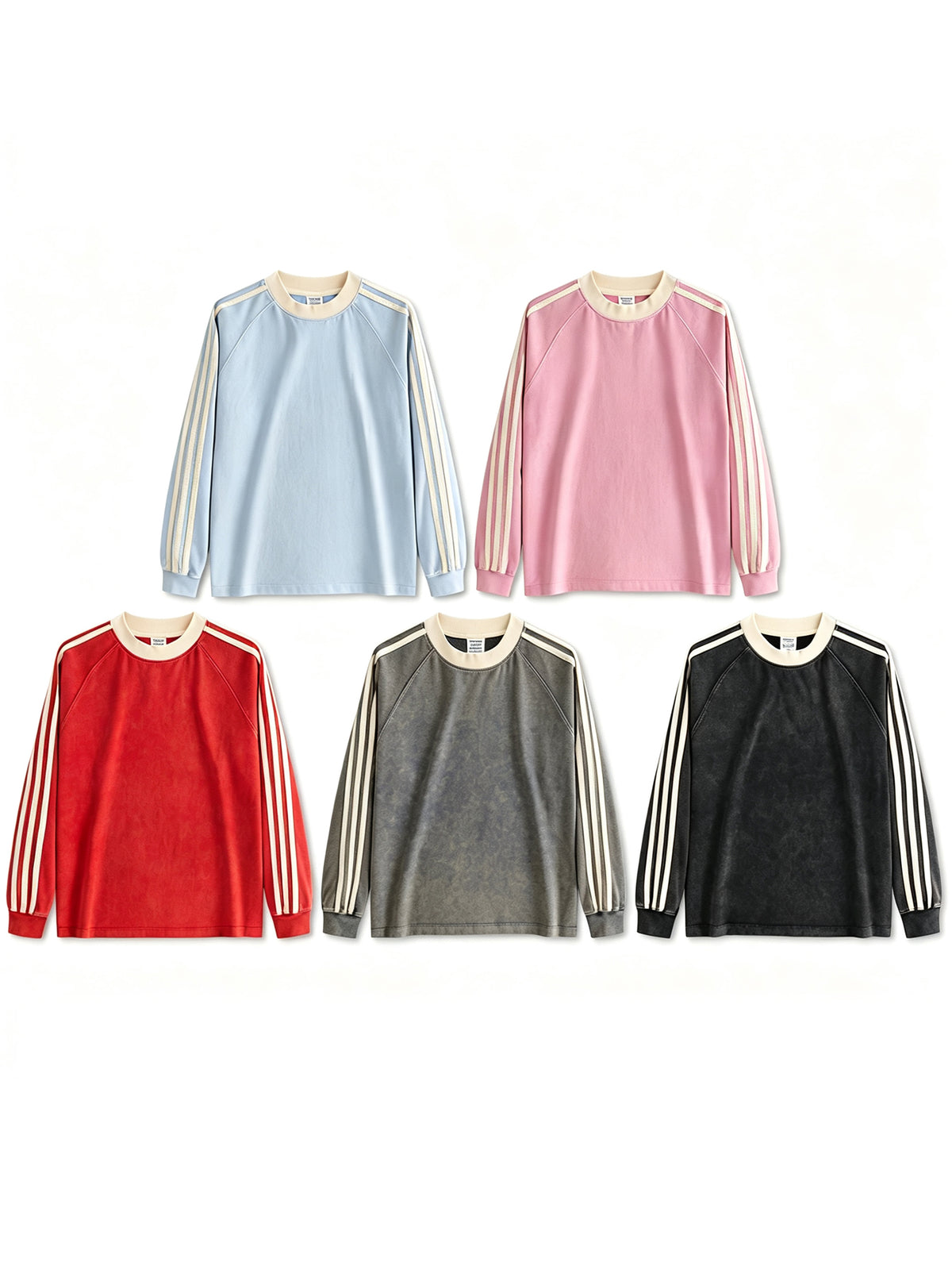 Teen Girls Fall Pure cotton long-sleeve raglan T-shirt
