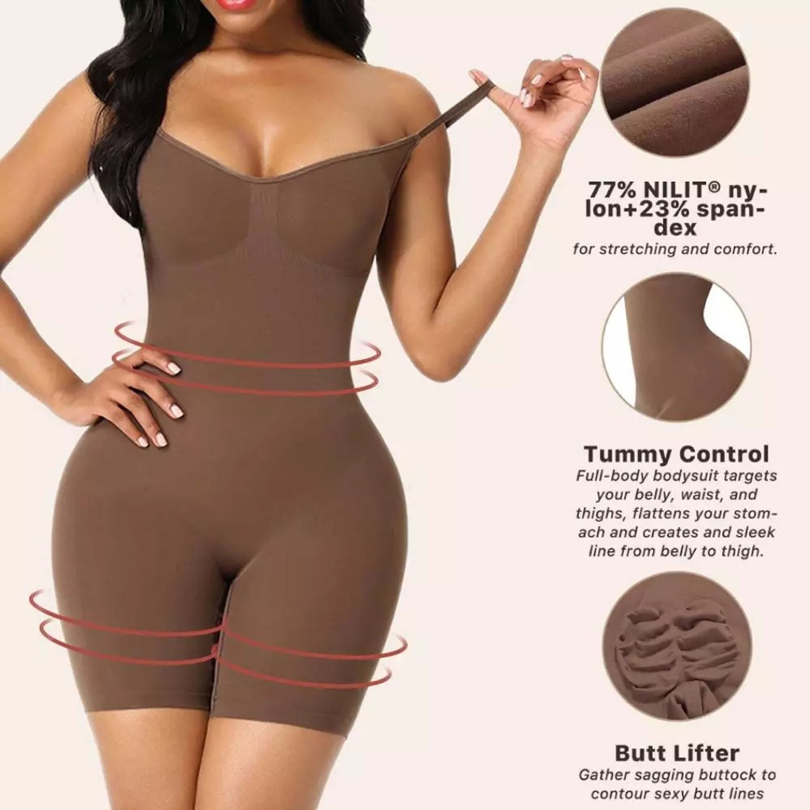 Women Seamless Sexy Slimming Fajas Colombianas Butt Lifter Full Body Shaper Bodysuit Shapewear