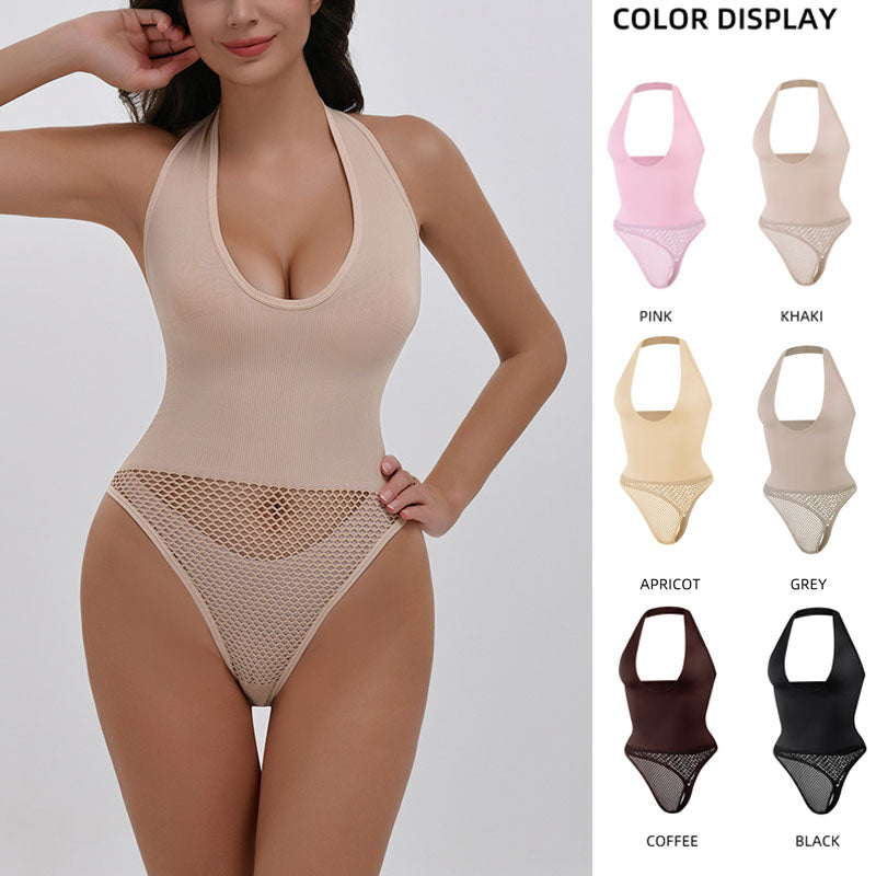 Halter Neck Seamless Shapewear Bodysuit | Eucsky Official