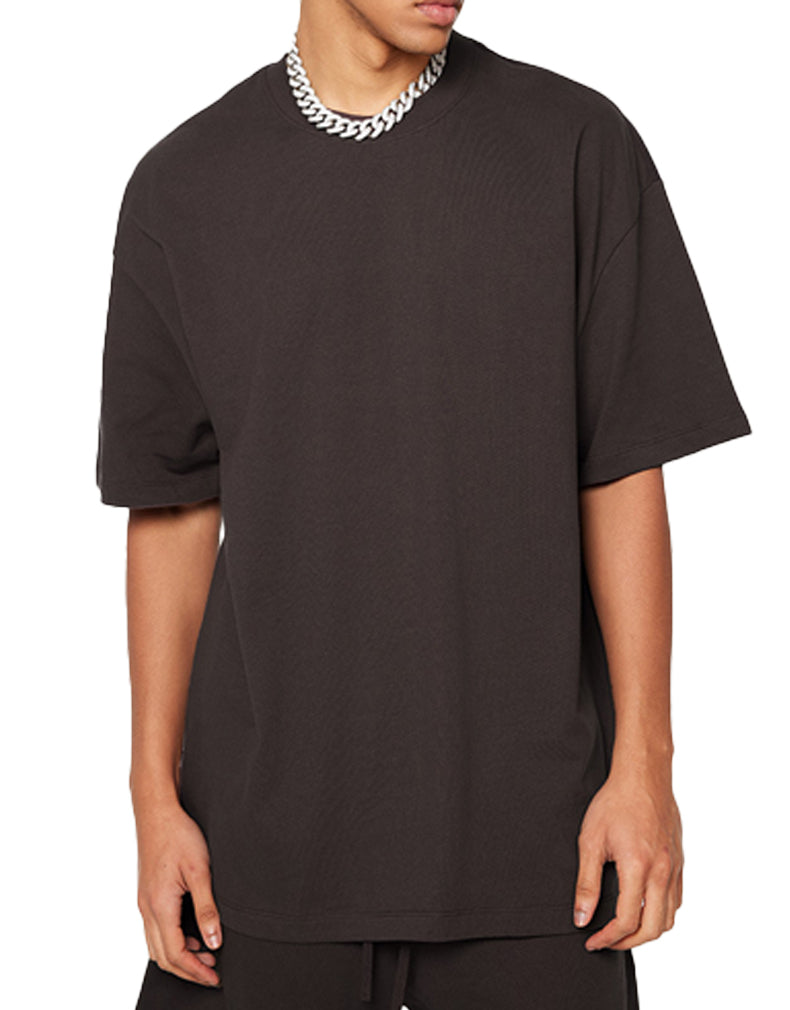 Adult Heavy Cotton T-Shirt,Oversized  Loose Fit Short Sleeve Casual Streetwear Baggy