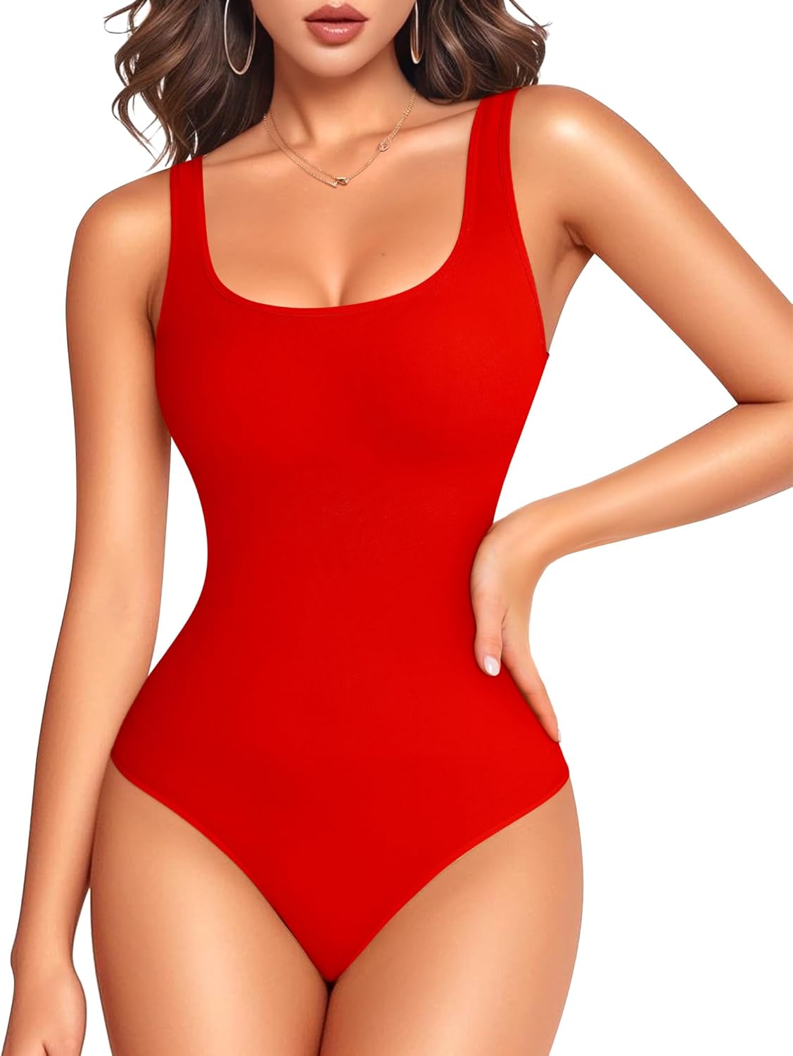 Bodysuits for Women Scoop Neck Body Suits
