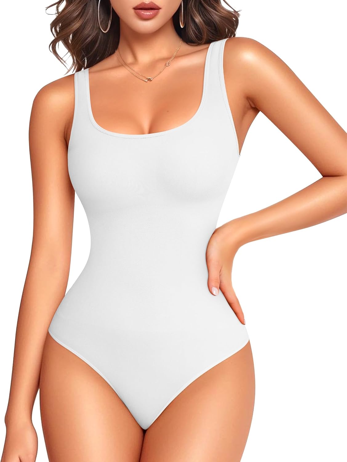 Bodysuits for Women Scoop Neck Body Suits