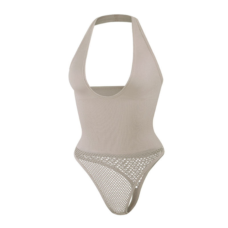 Halter Neck Seamless Shapewear Bodysuit | Eucsky Official