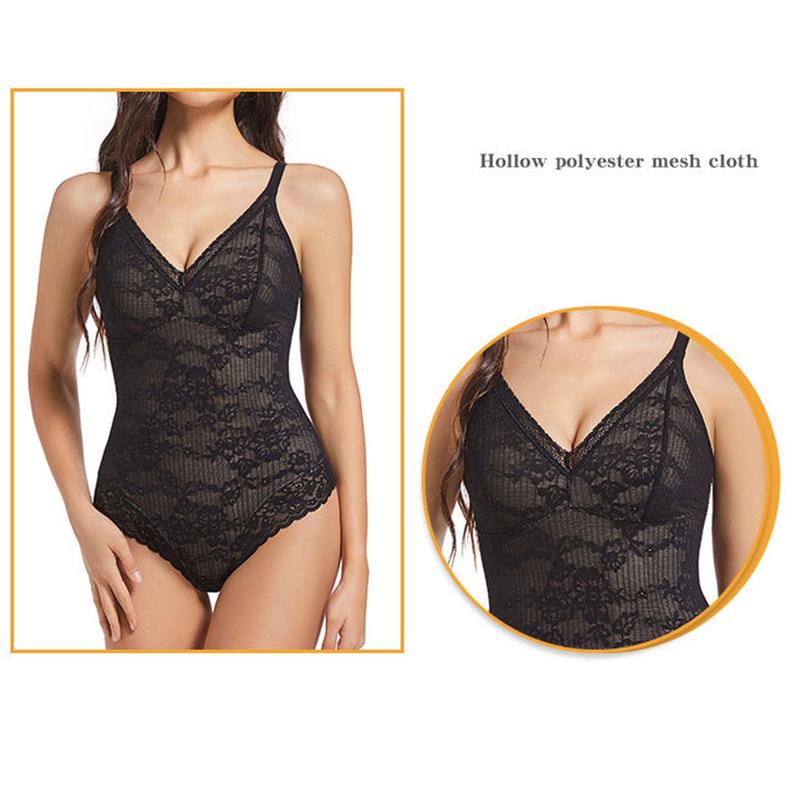 Women’s Lace Bodysuit Shapewear - Wireless, Comfortable, and Elegant Slimming Undergarment