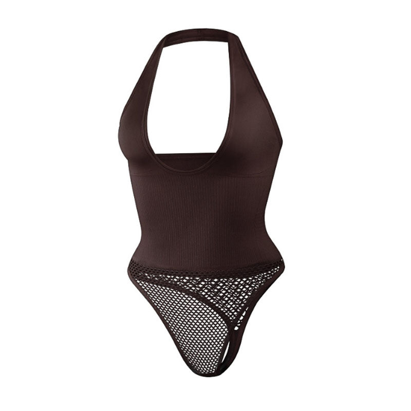 Halter Neck Seamless Shapewear Bodysuit | Eucsky Official