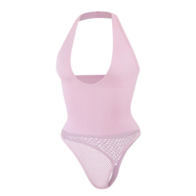 Halter Neck Seamless Shapewear Bodysuit | Eucsky Official